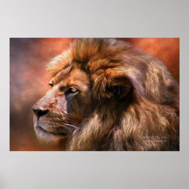 Spirit Of The Lion Art Poster / Imprimer (Devant)