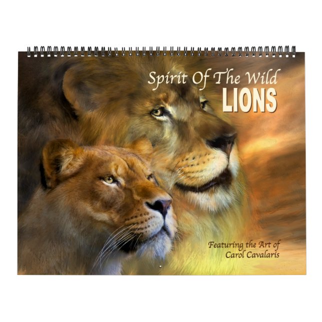 Spirit Of The Wild - Calendrier Art Lions (Protection)