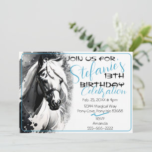 Spirit Pony 20 Anniversaire Invitation