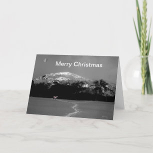 Spirit Pony Sous Gibbous Moon Carte de Noël