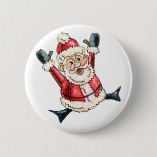 Spirité "Hooray Père Noël !" Badge