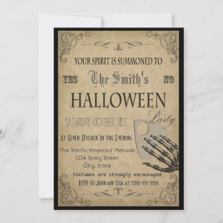 Spirits Halloween Fête Invitation