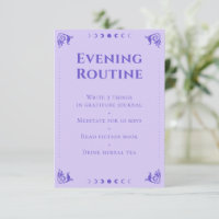 Spirituelle Purple Tarot Soirée de routine Carte