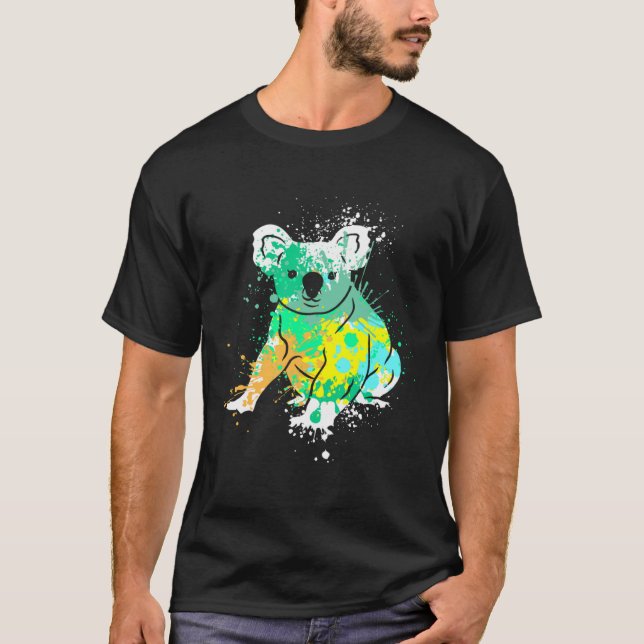Splash Art Koala Bear Sweat - shirt à capuche de r (Devant)