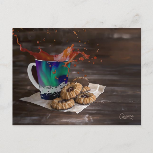 Splash café - Carte postale (Devant)
