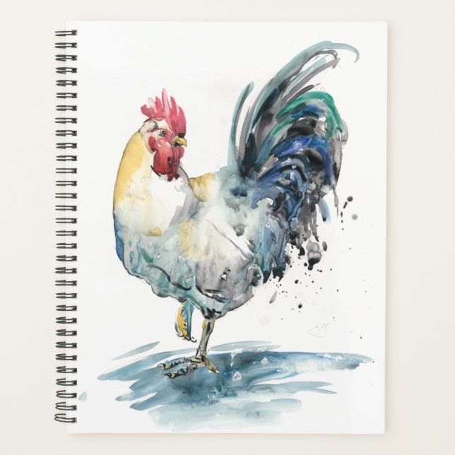 Splash de coq - Aquarelle (Devant)