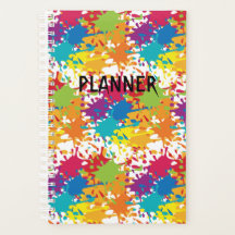 Splash de peinture multicolore