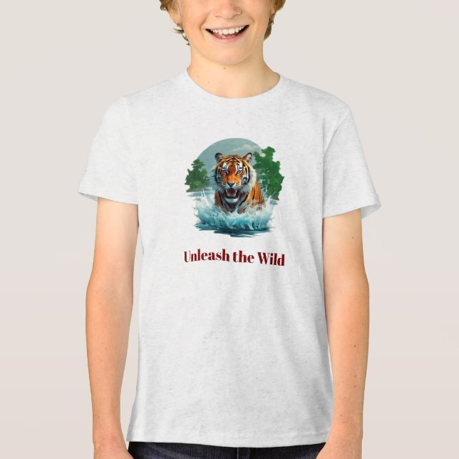 Splash de tigre : Collection de T-shirts de la riv (Recto)