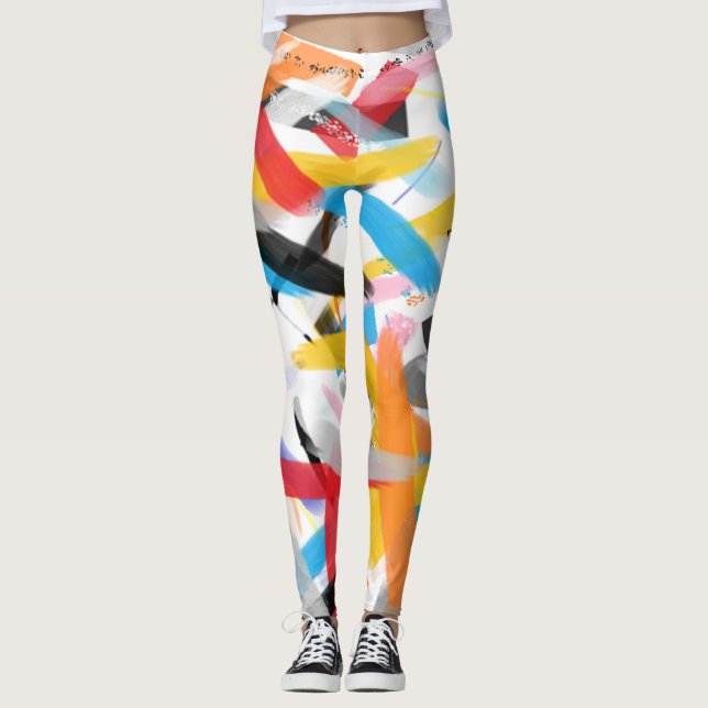 Splash inspirationnel des Leggings couleur (Devant)