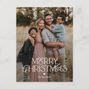 Splendid Mix Merry Christmas Carte photo Carte pos