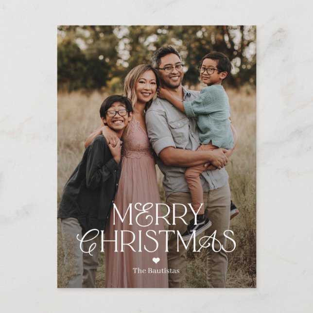 Splendid Mix Merry Christmas Carte photo Carte pos (Devant)