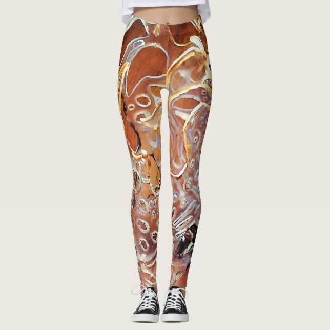 SplendidLee - Leggings d'impression d'oeuvres d'ar (Devant)