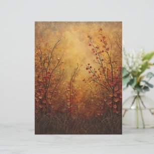 Splendor d'automne papier scrapbook recto-verso