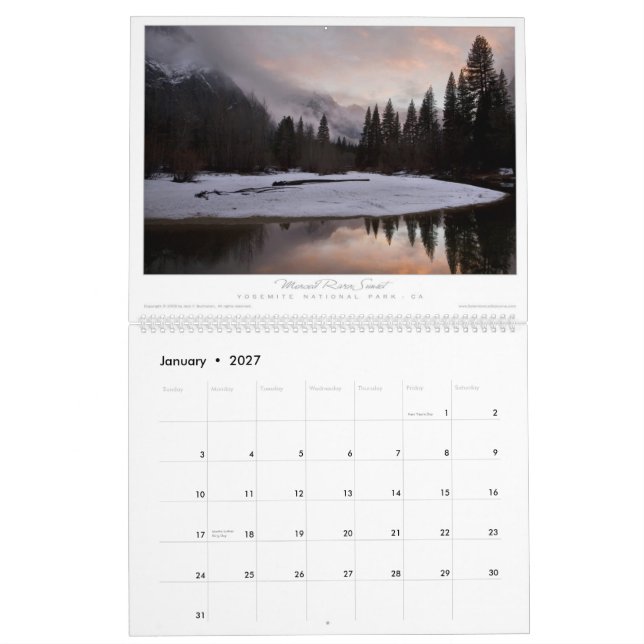 Splendorous séjourne le calendrier 2010 (Jan 2027)