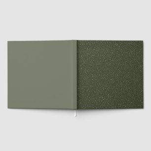 Split Moss Green Foil Livre d'or - Custom