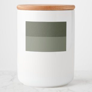 Split Moss Green Food & Beverage Étiquettes - Cust