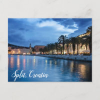 Split Promenade en Croatie Carte postale