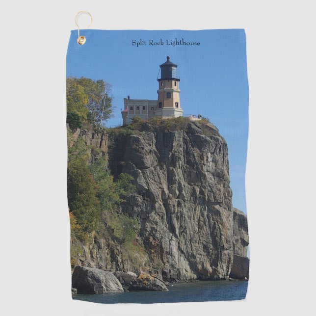 Split Rock Lighthouse de la serviette de golf de p (Devant)