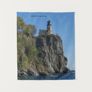 Split Rock Lighthouse de la tapisserie de plage