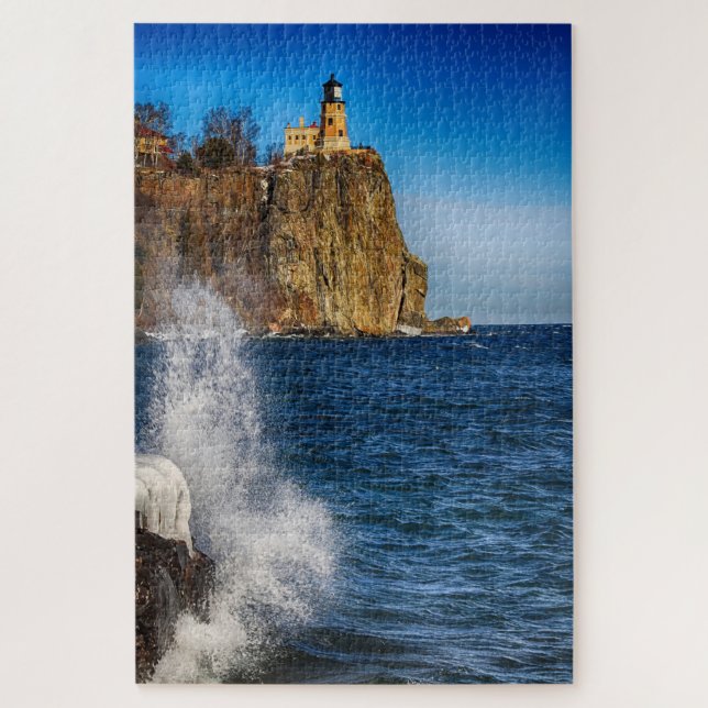 Split Rock Lighthouse Minnesota Jigsaw Puzzle (Vertical)