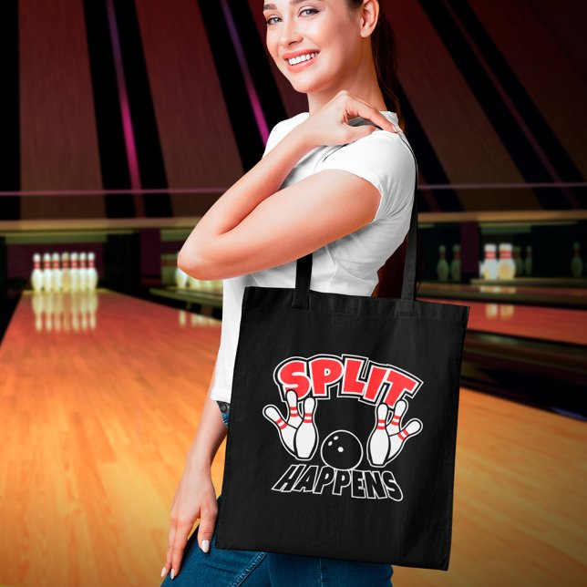 Split Se Produit Funny Bowling Sac fourre-tout de  (Créateur téléchargé)