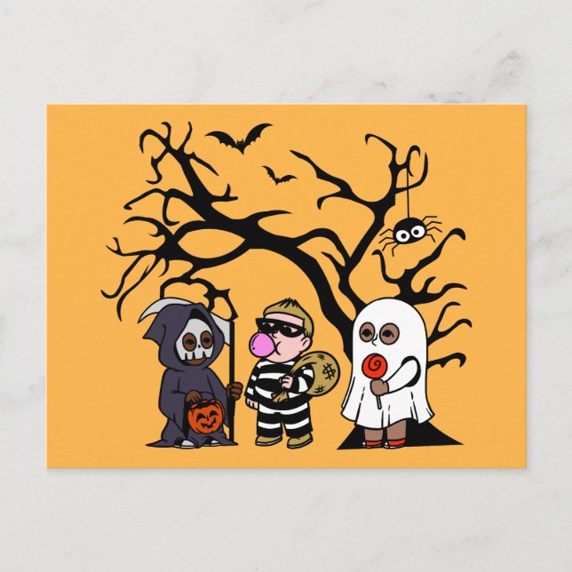 SPOOKTACULAR Anniversaire de enfant Party Carte de (Devant)