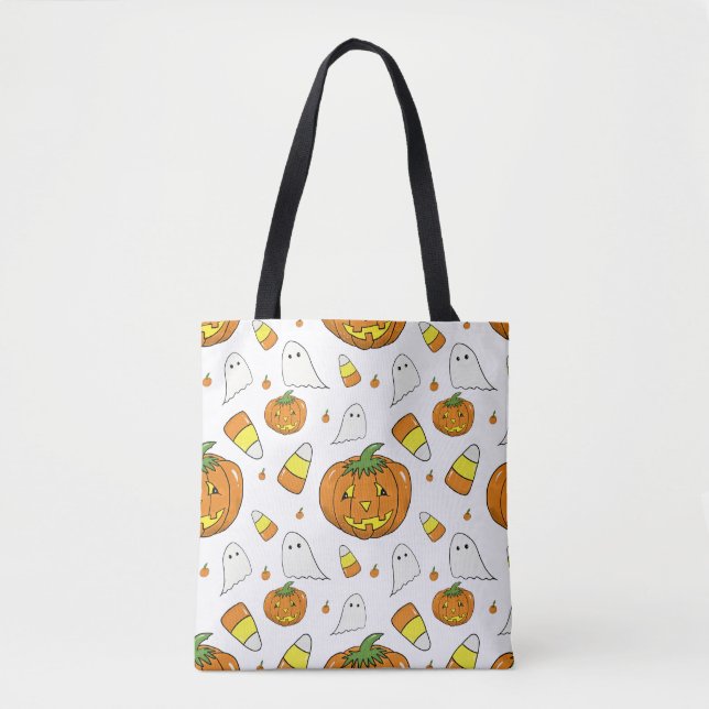 Spooky Cute Halloween Kids Travel Tote Bag (Devant)