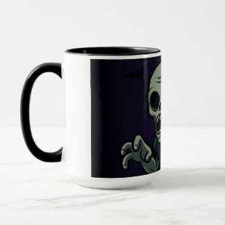 Spooky Cute Zombie Halloween Mug - Fun & Creepy D