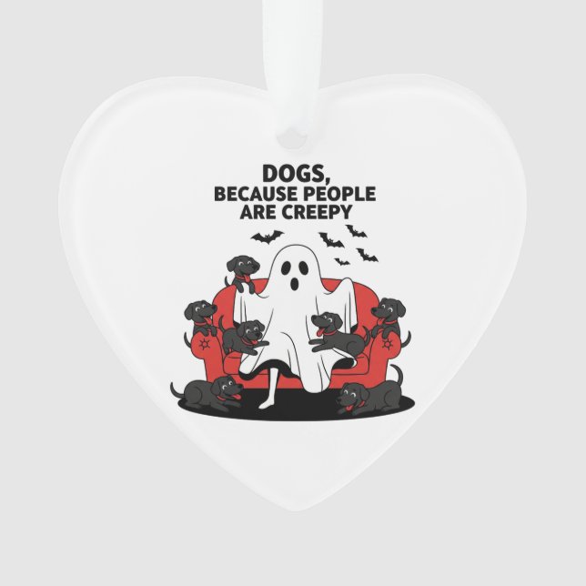 Spooky Halloween Dog Spooky Ghost 23 (devant)