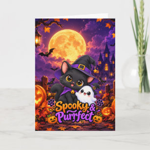 Spooky & Parfait – Carte de vœux Halloween pour c