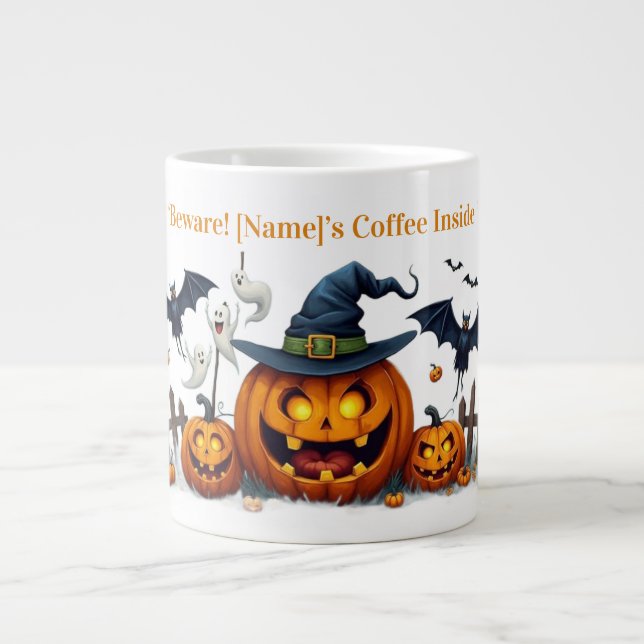 Spooky Pumpkin Magic Mug (Devant)