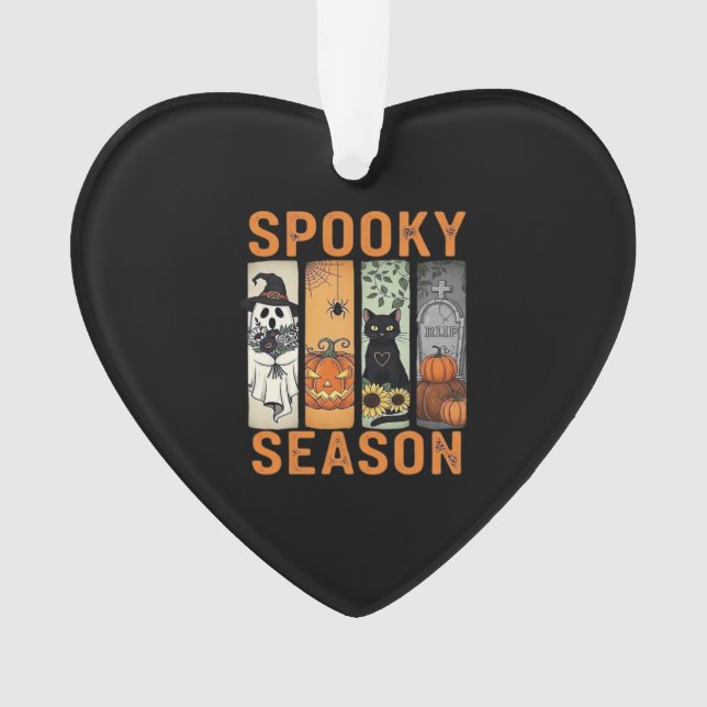 Spooky Season � Cute Ghost, Black Cat, Pumpkin & H (devant)