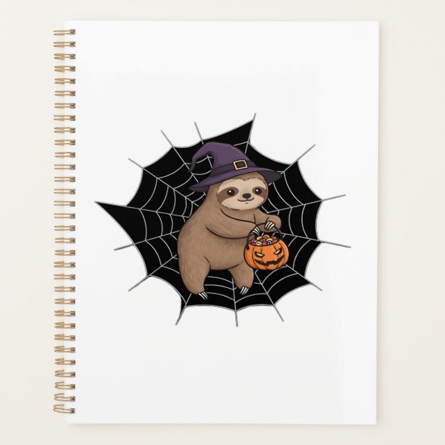 Spooky Sloth Halloween Fun - Cute Trick-or-Treat A (Devant)