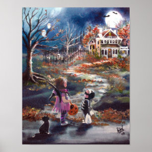 Spooky Trick or Treat Poster