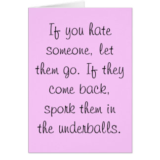 Spork ils dans la carte d'underballs