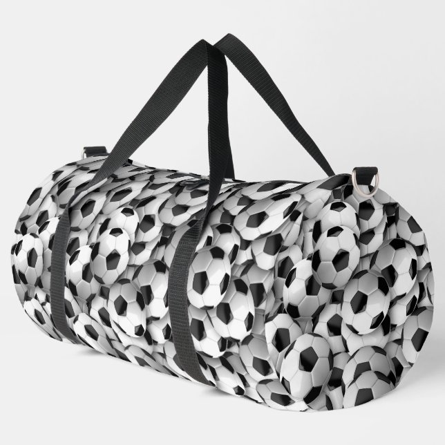 Sport Ballons de soccer Design Duffel sac (Coin gauche)