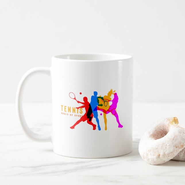 Sport de tennis | Mug classique #11 (Avec donut)
