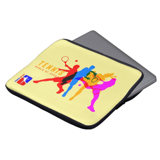 Sport de tennis | Sac à manches pour ordinateur po (Devant haut)