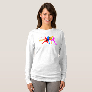 Sport de tennis T-shirt à manches longues pour f