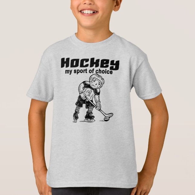 Sport d'hockey des T-shirts et des cadeaux bien (Devant)