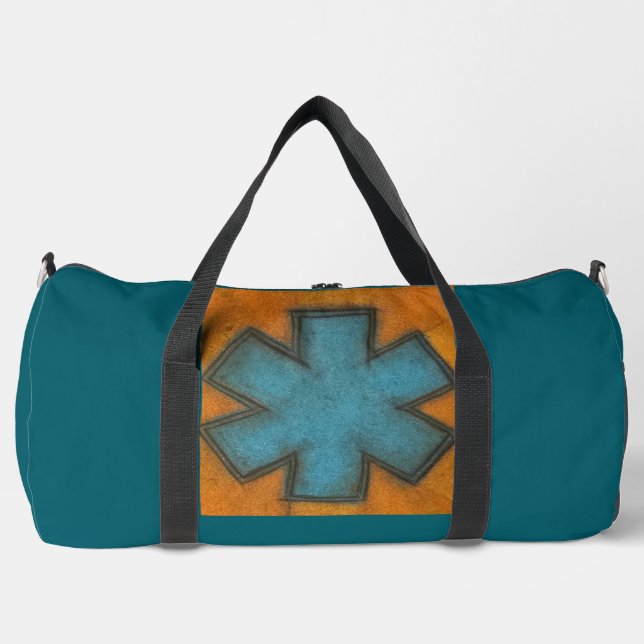 Sport EMS Orange étoile de vie Duffel sac (Recto)