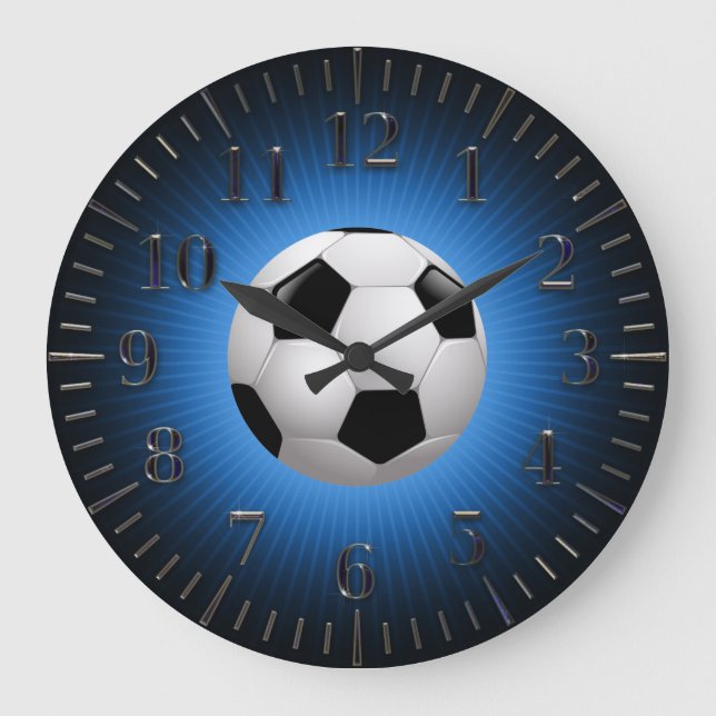 Sport Football | Football Moderne Mur Horloge (Recto)