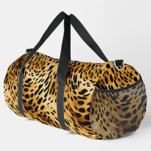 Sport Grand Empreinte de léopard de sac Duffel