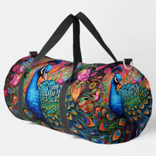 Sport Grand sac de voyage Paon Arc-en-Ciel