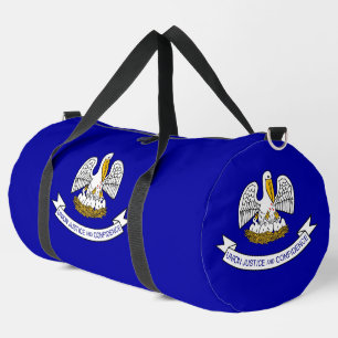 Sport Imprimer Sac à coudre avec drapeau de la Louisiane