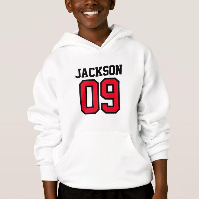 Sport Jersey avec nom, numéro ou âge d'anniversair (Devant)