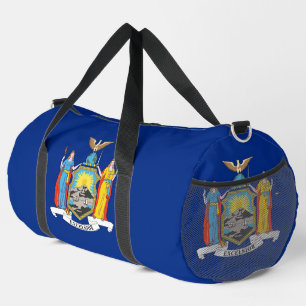 Sport Print Cut Sac à coudre avec drapeau de l'État de N