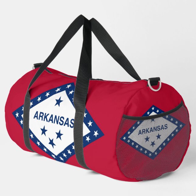 Sport Print Cut Sac à coudre avec le drapeau de l'Arkans (Coin droit)
