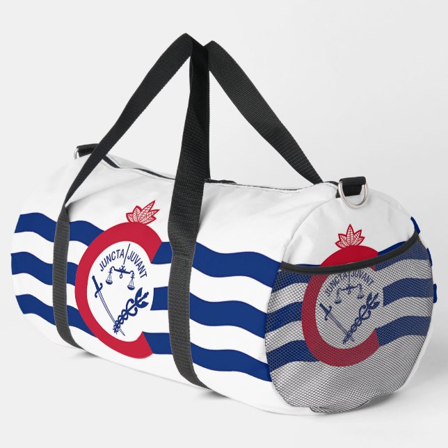 Sport Sac à coudre avec drapeau de Cincinnati, USA (Coin droit)