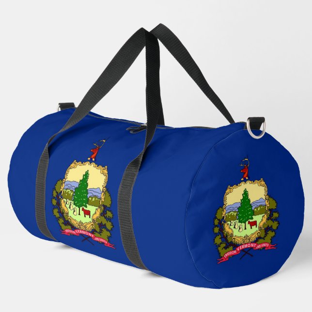 Sport Sac à coudre imprimé et coupé, drapeau de l'État d (Coin gauche)
